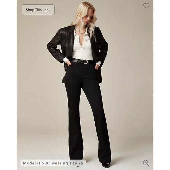 J.Crew Petite bootcut jean True Black Size 27 Petite NWT CC514 - Picture 1 of 9